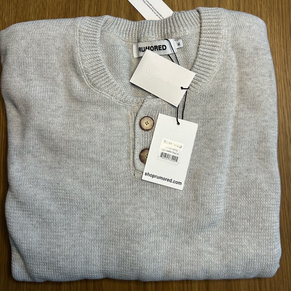 Rumored Women's Gray Knit Top